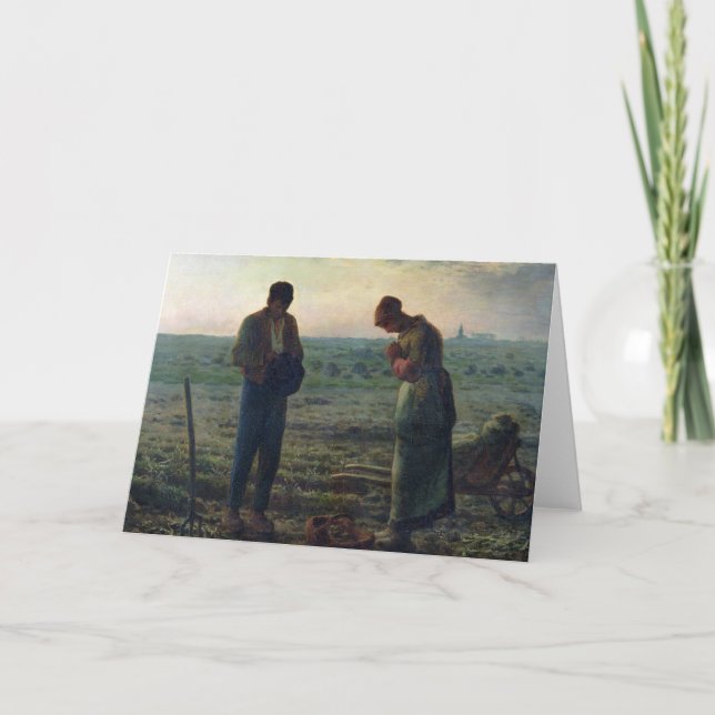 Cartão O Angelus, 1857-59 (Frente)