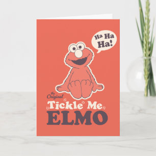 Cartão O Aniversário do Original Tickle Me Elmo