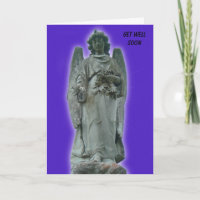 O anjo cura de incandescência, obtem bem logo