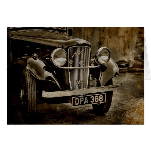 Cartão O Antigo Austin (Frente Horizontal)