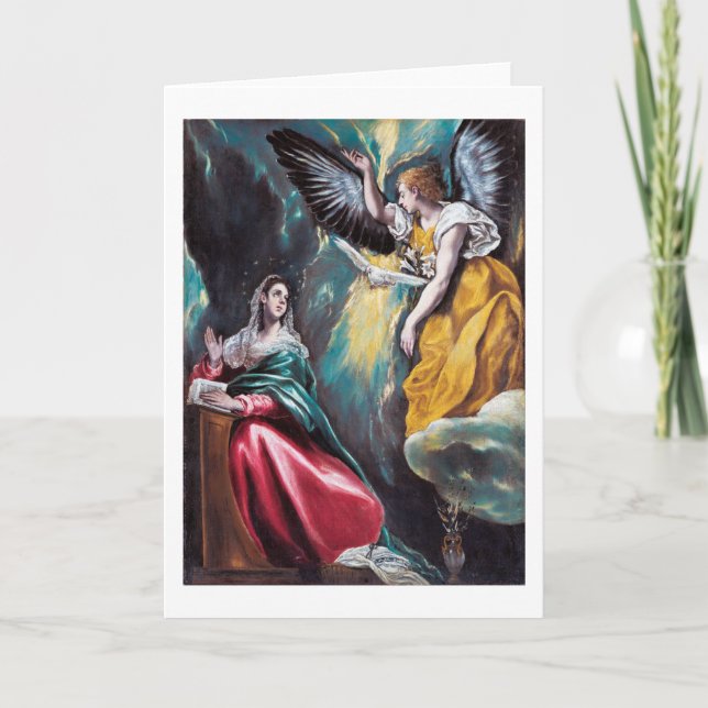 Cartão O anúncio, El Greco (Frente)