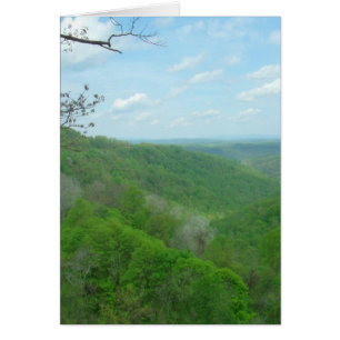 Cartão O Appalachian bonito negligencia