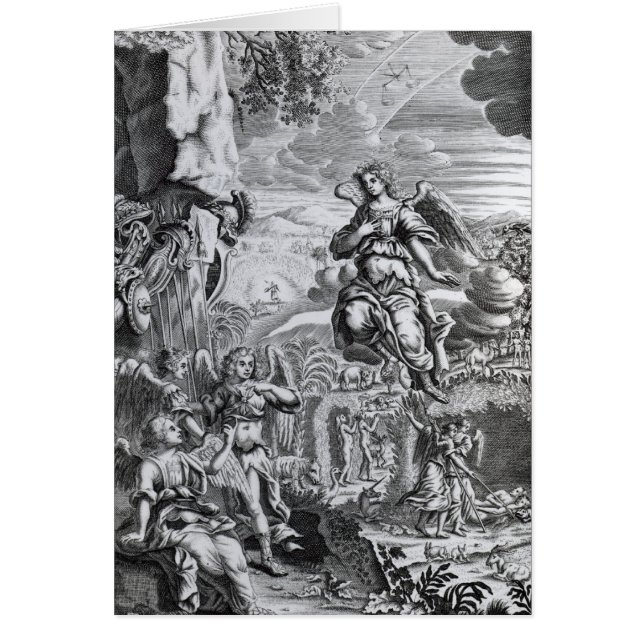 Cartão O arcanjo Uriel informa Gabriel (Frente)