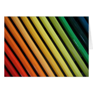 Cartão O arco-íris do artista