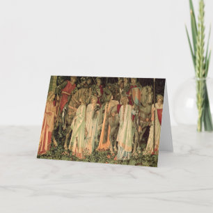 Cartão O Armo e a Partida dos Cavaleiros