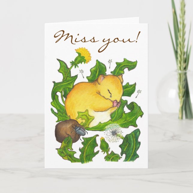 Cartão O arrependimento do Ted (Frente)