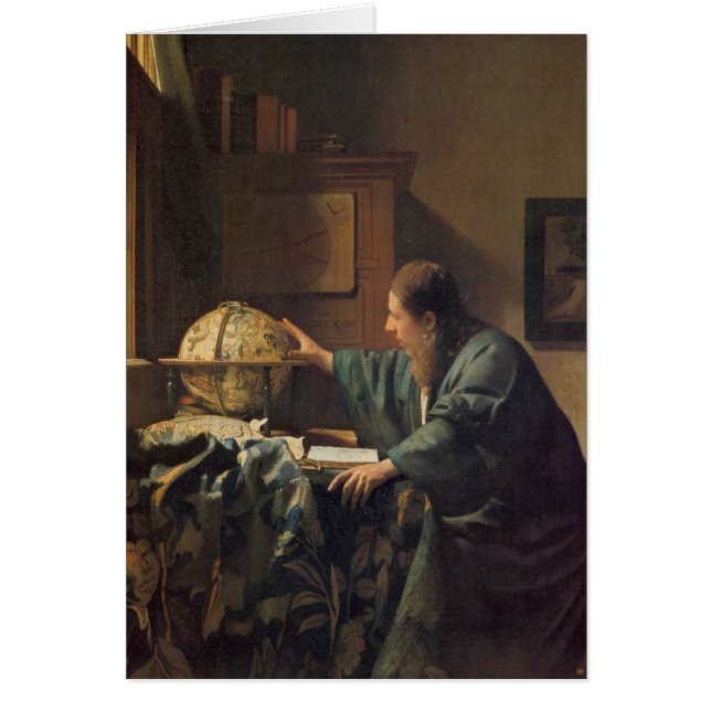 Cartão O astrónomo (Frente)