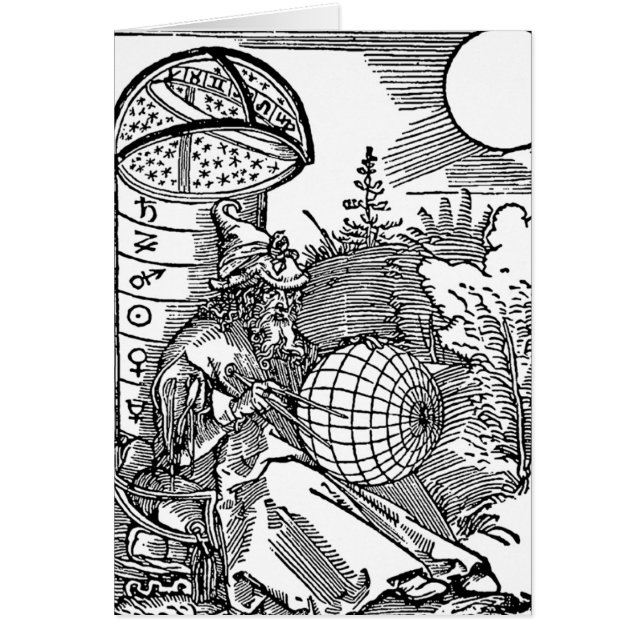 Cartão O Astrônomo (Frente)