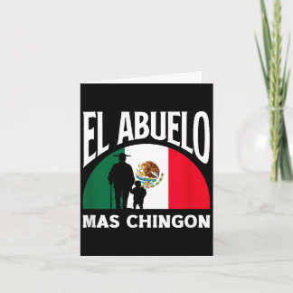 Cartão O avô mais chingon avô mexicano engraçado El abu