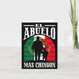 Cartão O avô mais chingon engraçado méxico mexicano avô