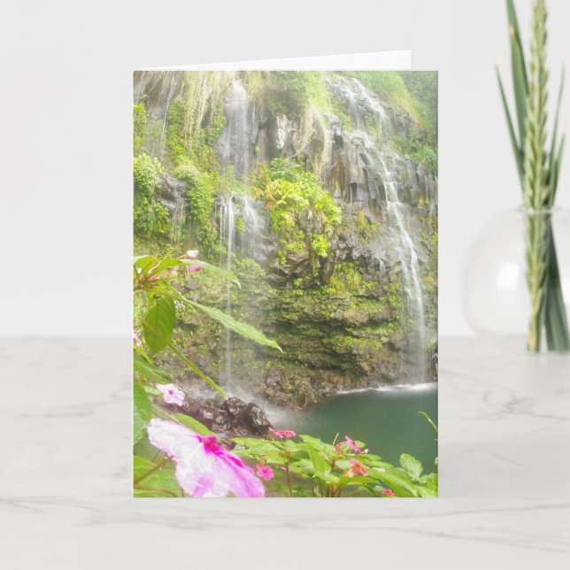 Cartão O azul associa Hana Maui (Frente)