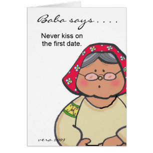 Cartão O babá diz… personalizar por Vera Trembach