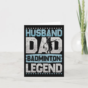 Cartão O Badminton lê o Badminto do Tartaruga Retro