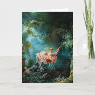 Cartão O Balanço Fragonard