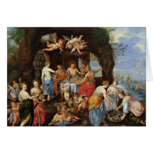 Cartão O banquete dos deuses
