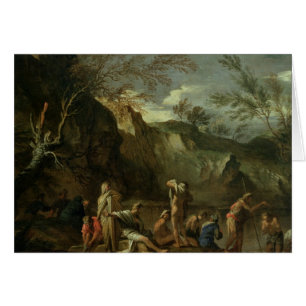 Cartão O baptismo do cristo