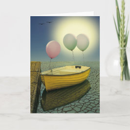 Cartão O Barco Amarelo