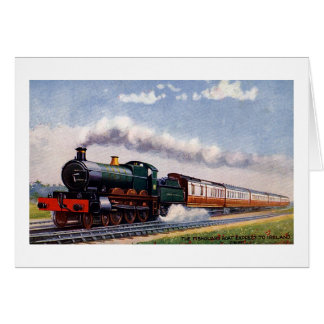 Cartão O barco de Fishguard expressa a Ireland