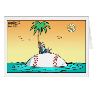 Cartão O basebol é vida