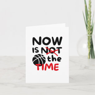 Cartão O Basquete Agora É A Hora