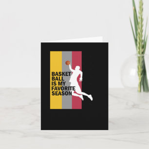 Cartão O Basquete É A Minha Estação Favorita 10