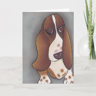 Cartão O Bassett de Angela por Robyn Feeley