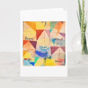 Cartão O Bávaro Don Giovanni, Klee