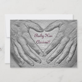 Cartão O Bebê Chegou