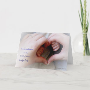 Cartão O bebê da mãe do bebé do © P Wherrell entrega 