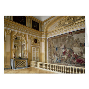 Cartão O bedchamber de Louis XIV