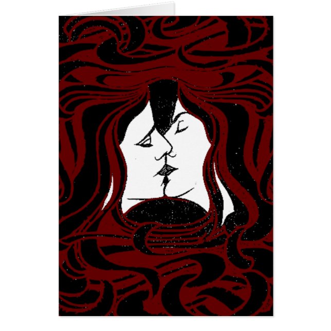 Cartão O Beijo (Frente)