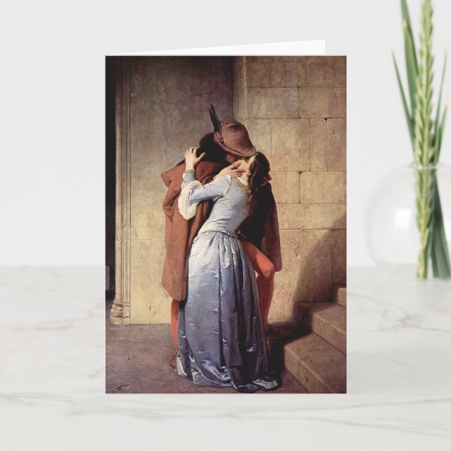 Cartão O Beijo (Frente)