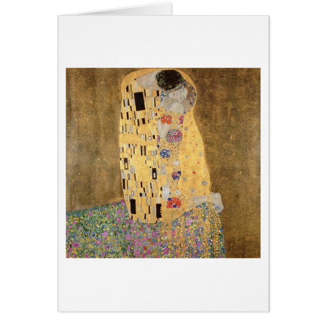 Cartão O beijo, 1907-08 (Frente)