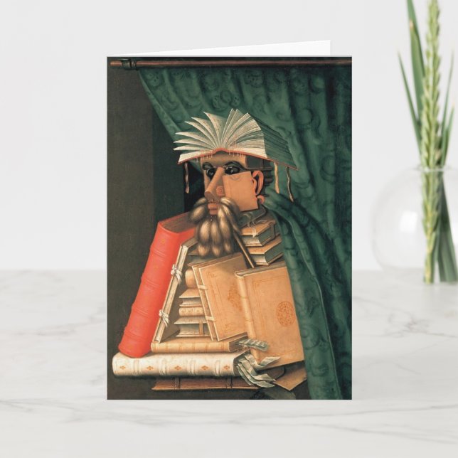 Cartão O bibliotecário (Frente)