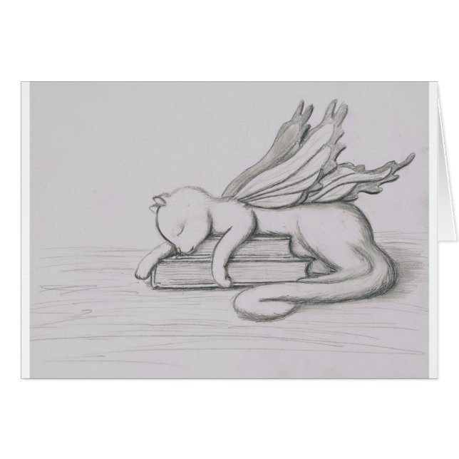 Cartão O bibliotecário (Frente Horizontal)