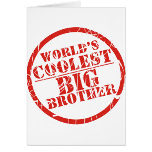 Cartão O big brother o mais fresco do mundo