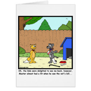 Cartão O Bill do veterinário