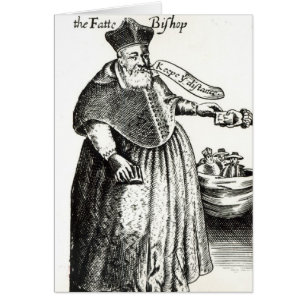 Cartão O Bishop gordo