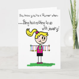 Cartão O Bling do corredor