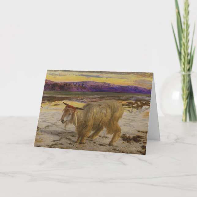 Cartão O bode expiatório de William Holman Hunt (Frente)