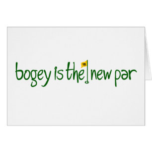 Cartão O Bogey é a paridade nova