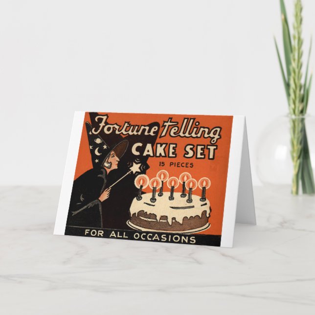 Cartão O Bolo da Fortuna (Frente)