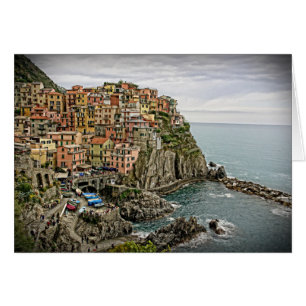 Cartão O Bordo da Itália - Manarola - Cinque Terre