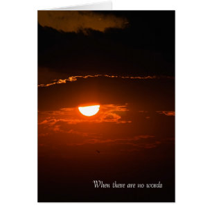 Cartão O brilho do sol nas nuvens compaixão