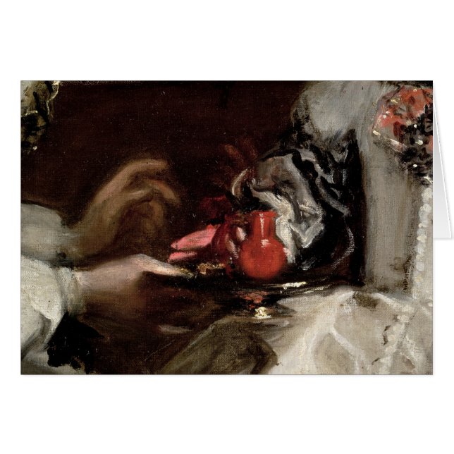 Cartão O broche do Infanta Margarita Maria (Frente Horizontal)