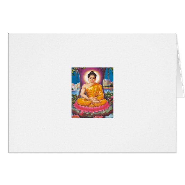 Cartão O Buddha (Frente Horizontal)