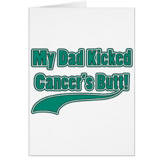 Cartão O bumbum do meu cancer retrocedido pai!