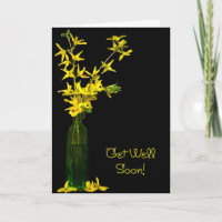 o buquê amarelo do forsythia obtem bem logo