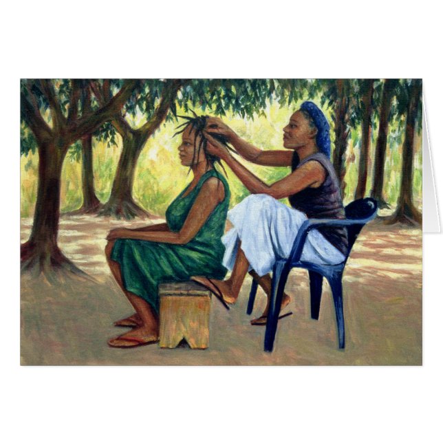 Cartão O cabeleireiro 2001 (Frente Horizontal)