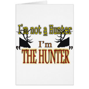 Cartão O caçador